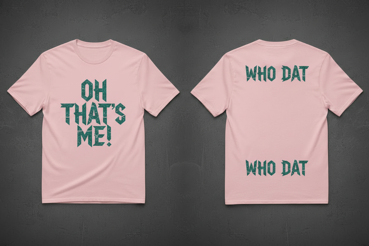 Light Pink with Teal