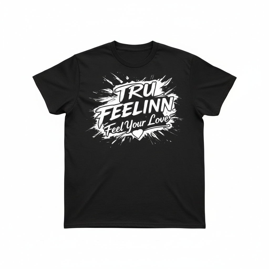 Black Tru Feelinn T-Shirt