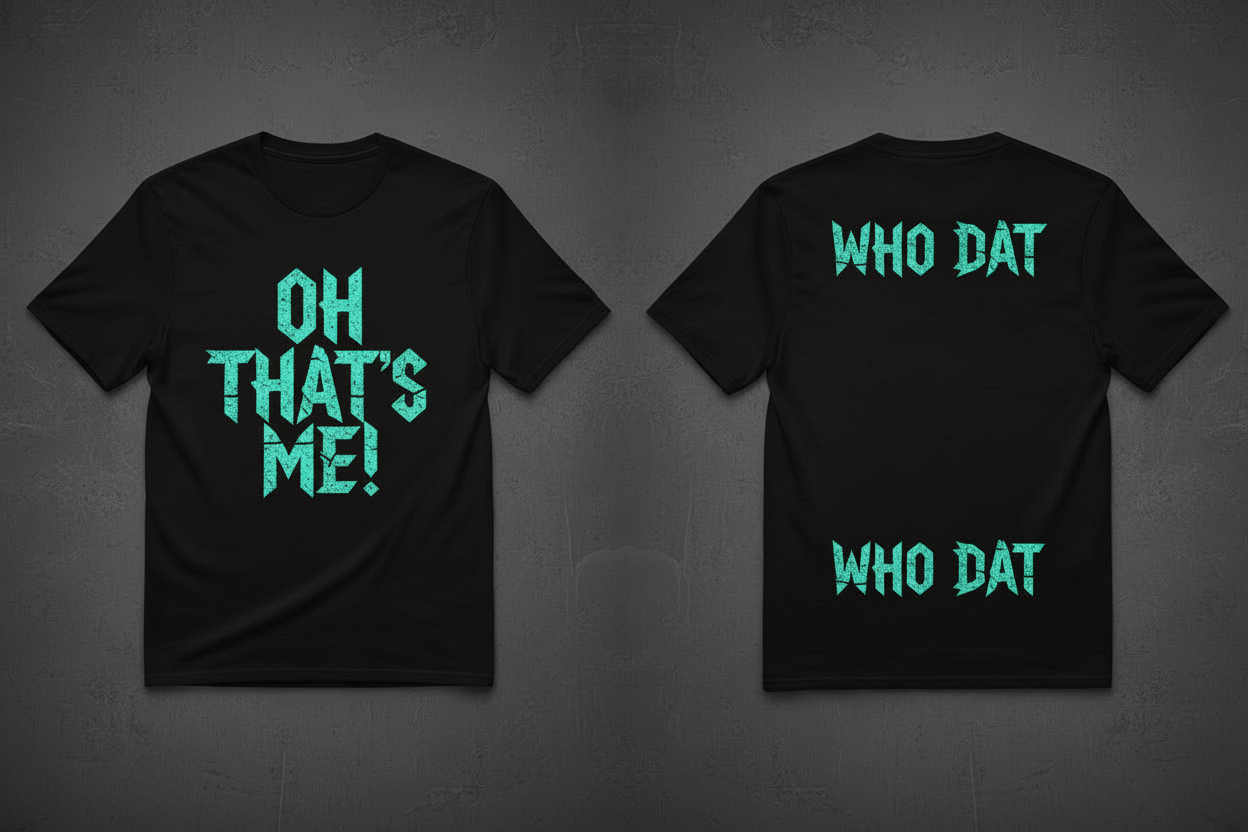 Black with Teal