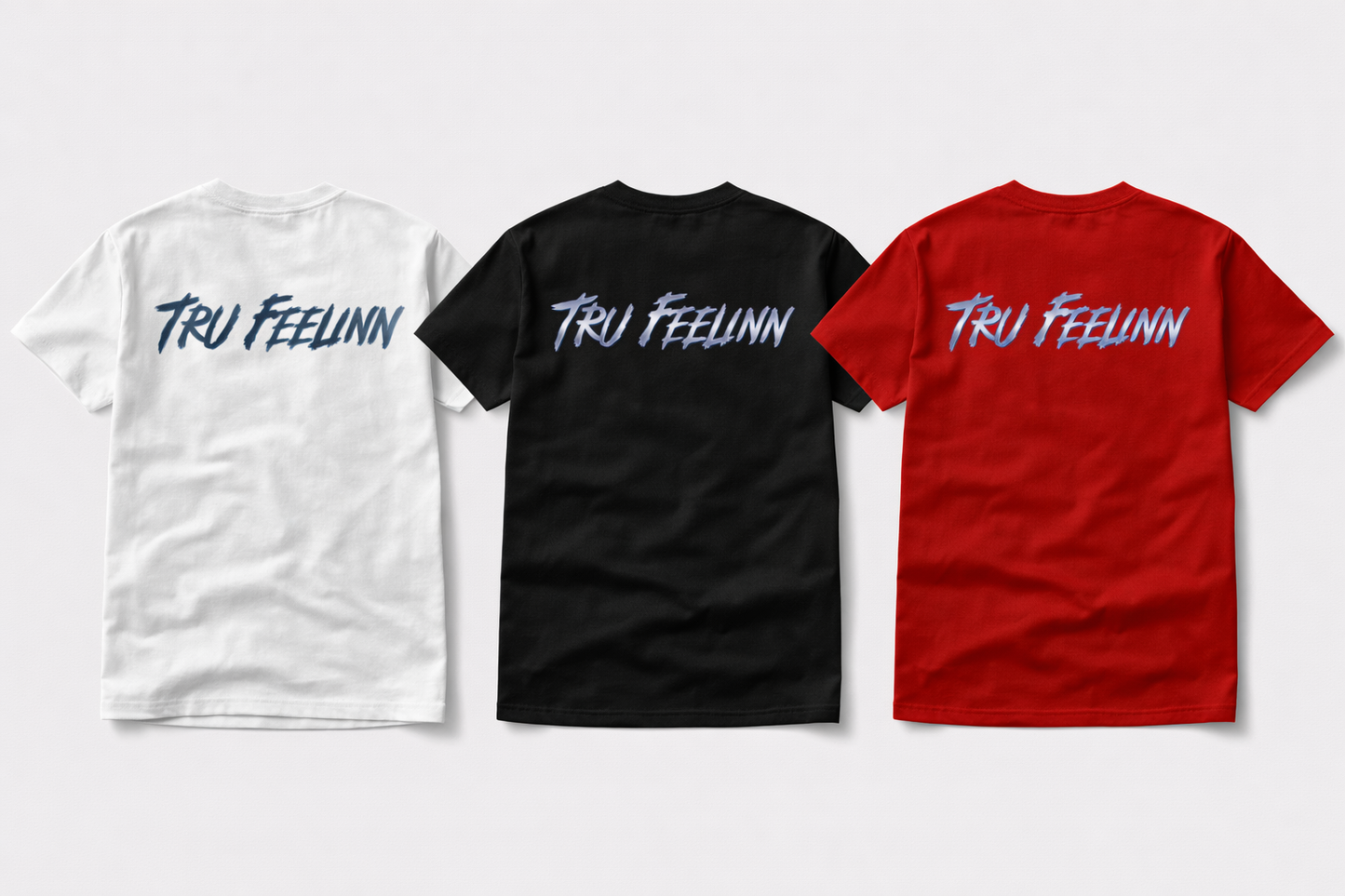 Tru Feelinn Back Print T-Shirt - Bold Statement Tee