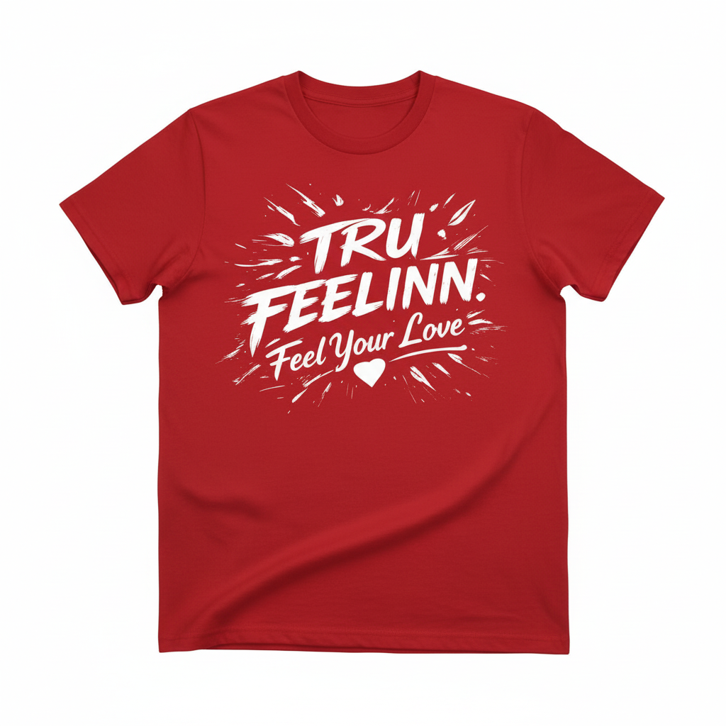 Red Tru Feelinn T-Shirt